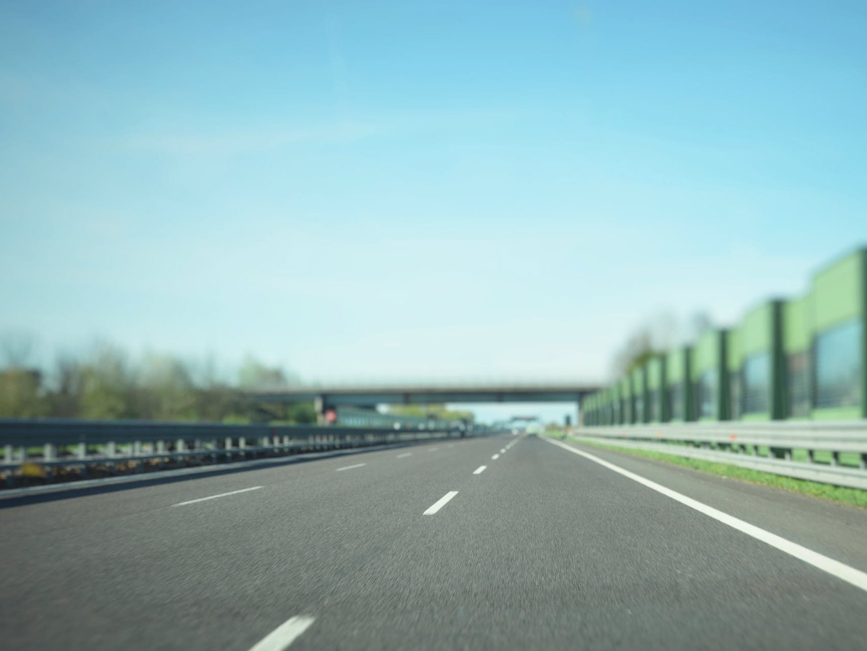 Gray Asphalt Road Under Blue Sky